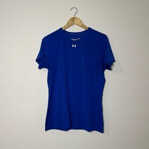 Under Armour Blue Short Sleeve Tee Shirt Size Medium